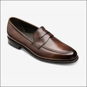 Loake Wiggins Dark Brown Loafer Shoe Size 8.5 Only/