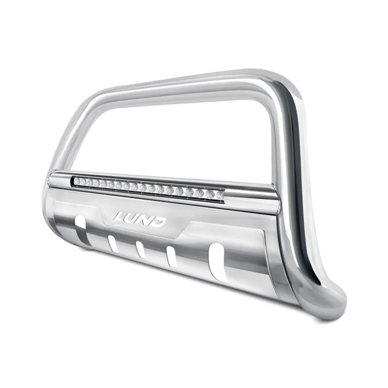 Lund Nudge Bull Bar with 20" LED Light for Silverado 1500 ZR1 (2019 - 2022) | Stainless Steel