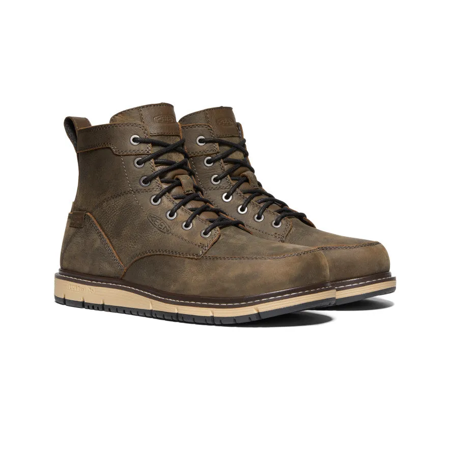 Men's San Jose 6" Waterproof Boot (Aluminum Toe)  |  Cascade Brown/Black