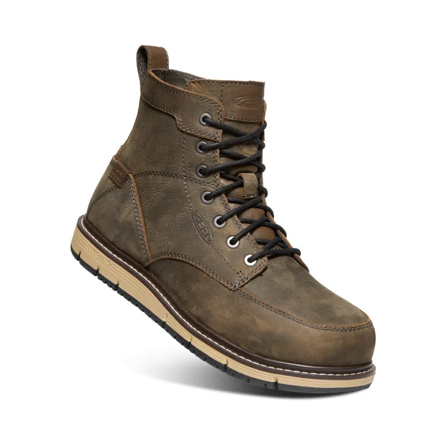 Men's San Jose 6" Waterproof Boot (Aluminum Toe)  |  Cascade Brown/Black