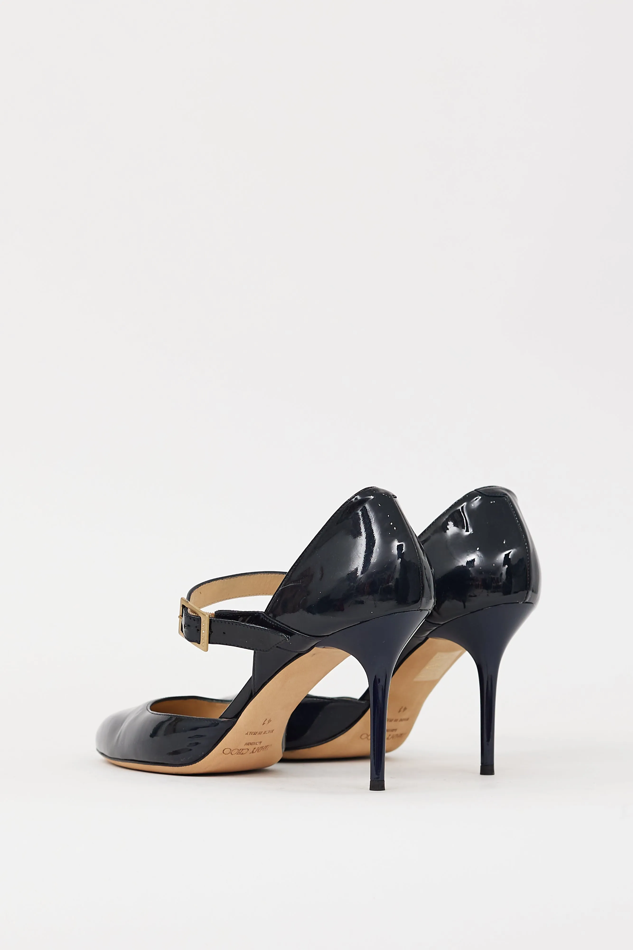 Navy Patent Leather Leila Pump