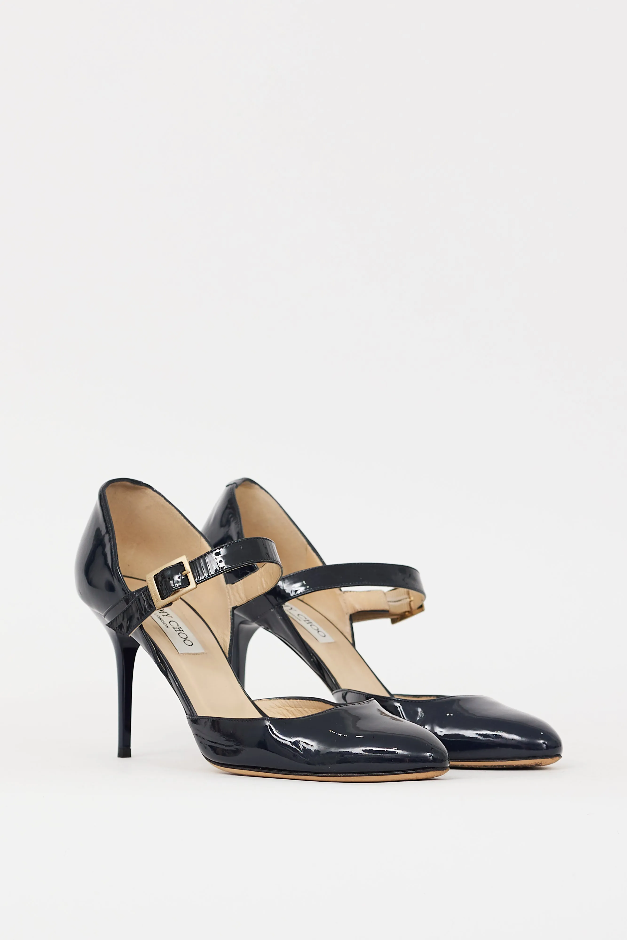 Navy Patent Leather Leila Pump