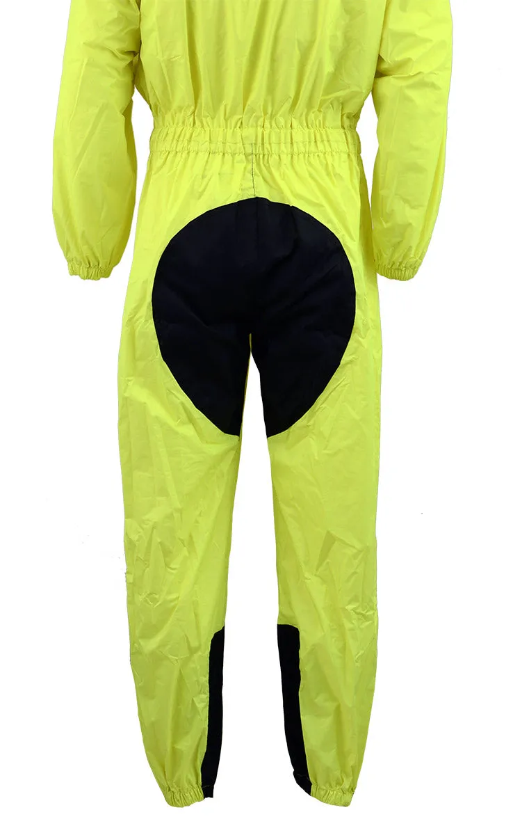 NexGen Men’s XS5004 Yellow Hi-Viz Water Proof Rain Suit with Reflective Panels