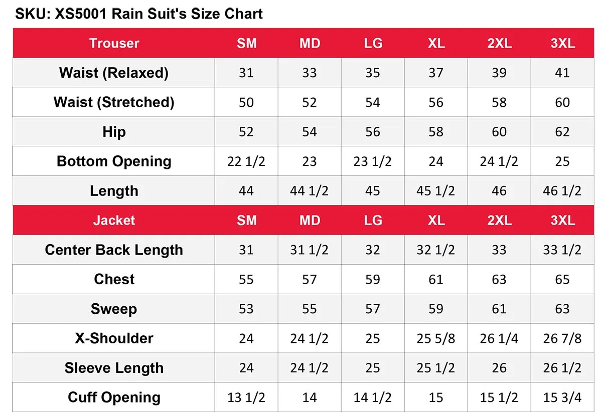 NexGen Men’s XS5004 Yellow Hi-Viz Water Proof Rain Suit with Reflective Panels