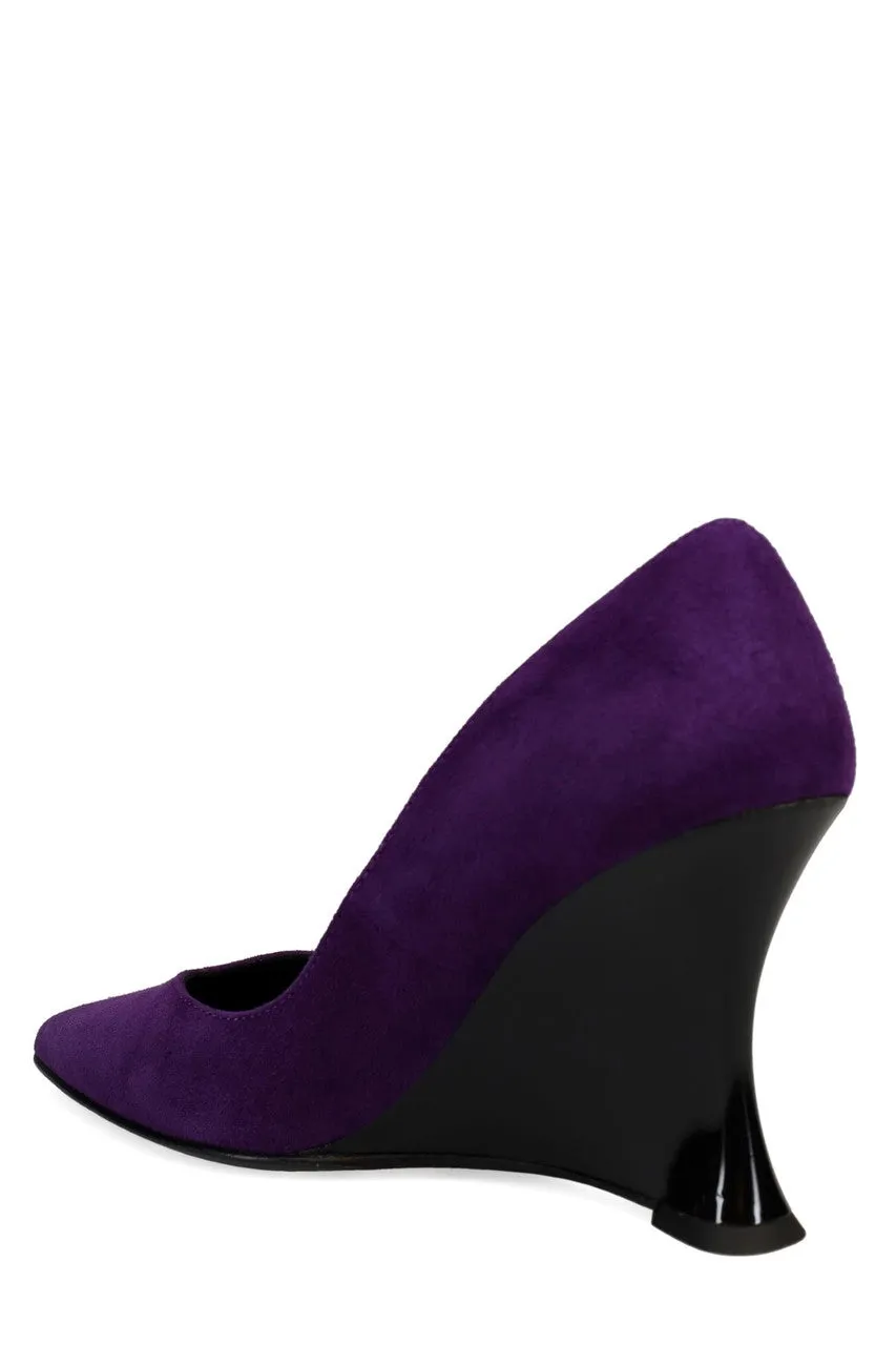 Nori Suede Wedge Pump