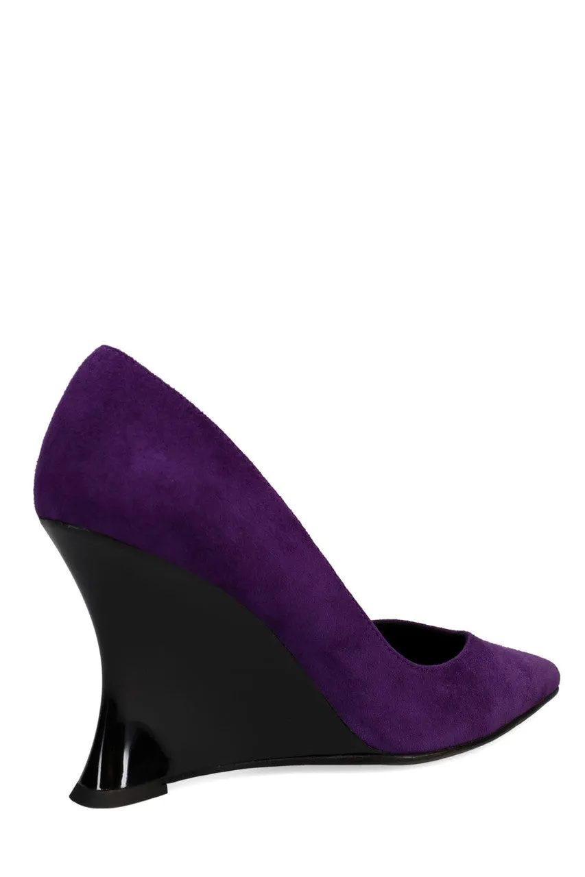 Nori Suede Wedge Pump