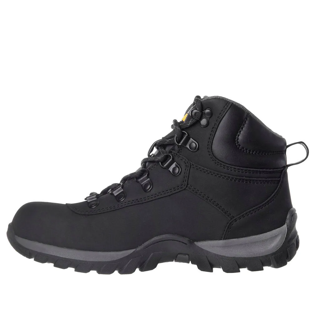 NT Work Men's Edison Black Composite Toe Work Boot