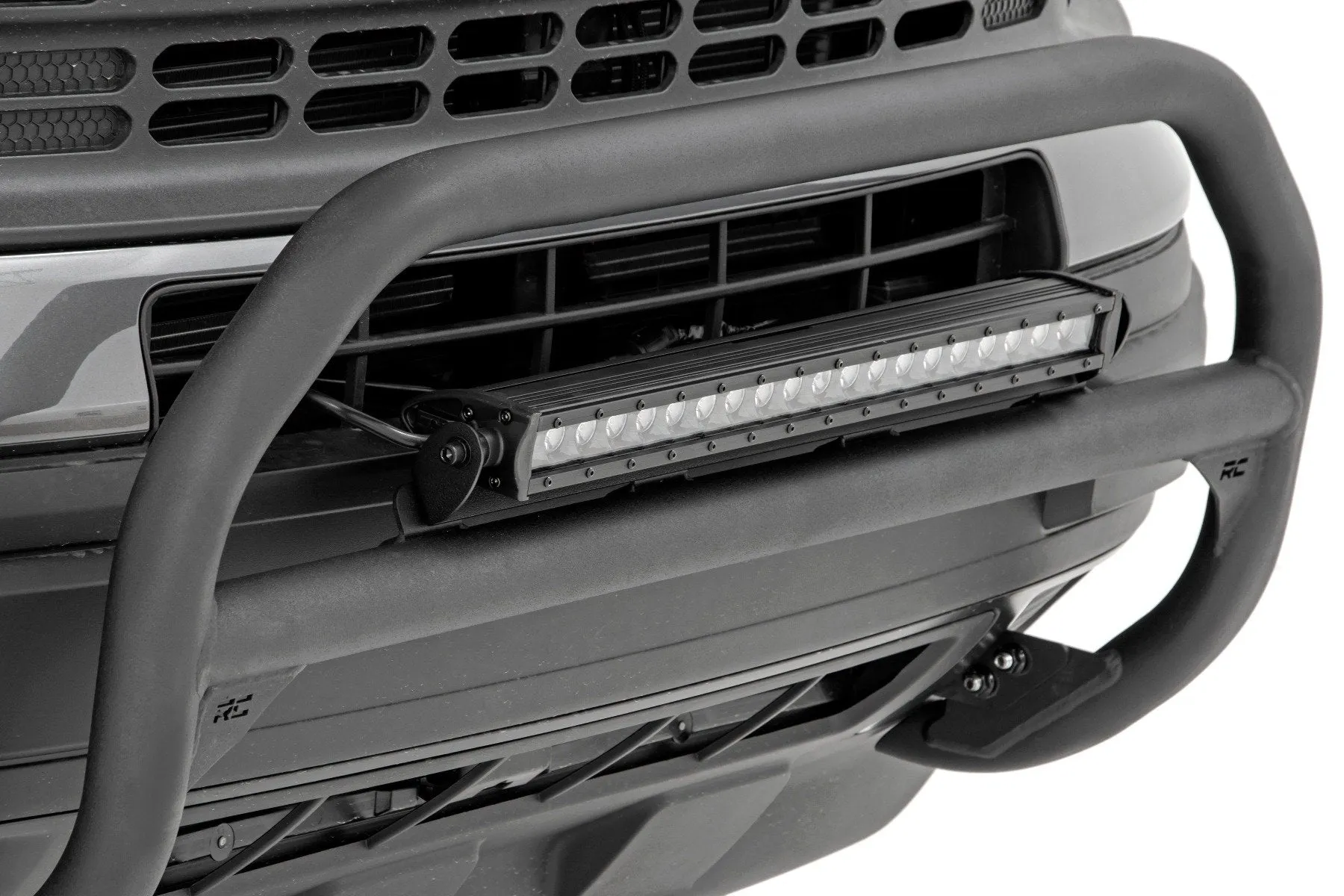 Nudge Bar - 20 Inch Chrome Single Row LED - Ford Bronco Sport (21-23)