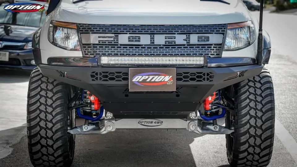 OPTION4WD - OPTION-X FRONT BULL BAR, FORD RANGER & EVEREST ( 2012-2022 ) FREE WORLDWIDE SHIPPING