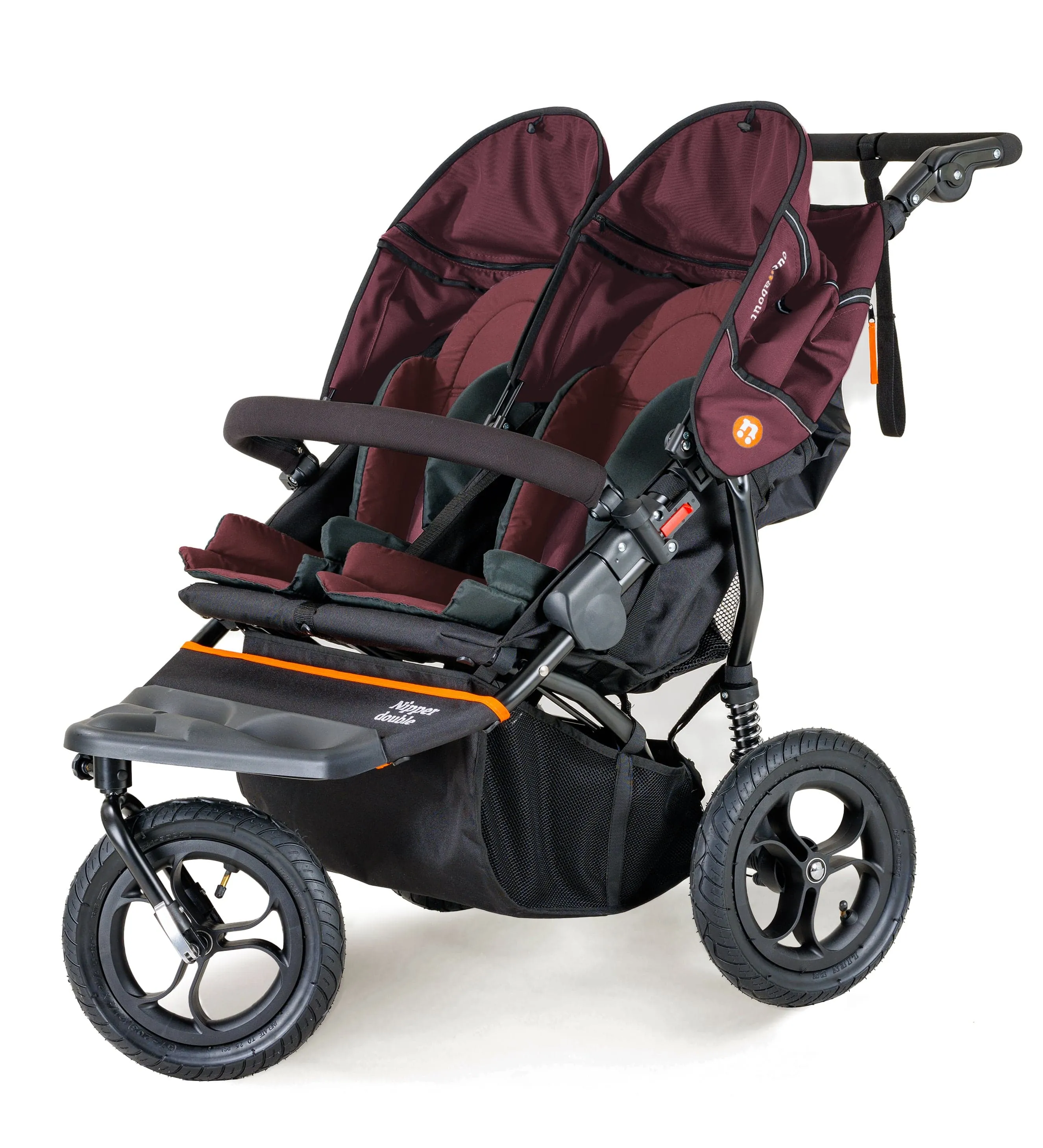 Out n About Nipper Double Duo Comfort Bundle in Brambleberry Red