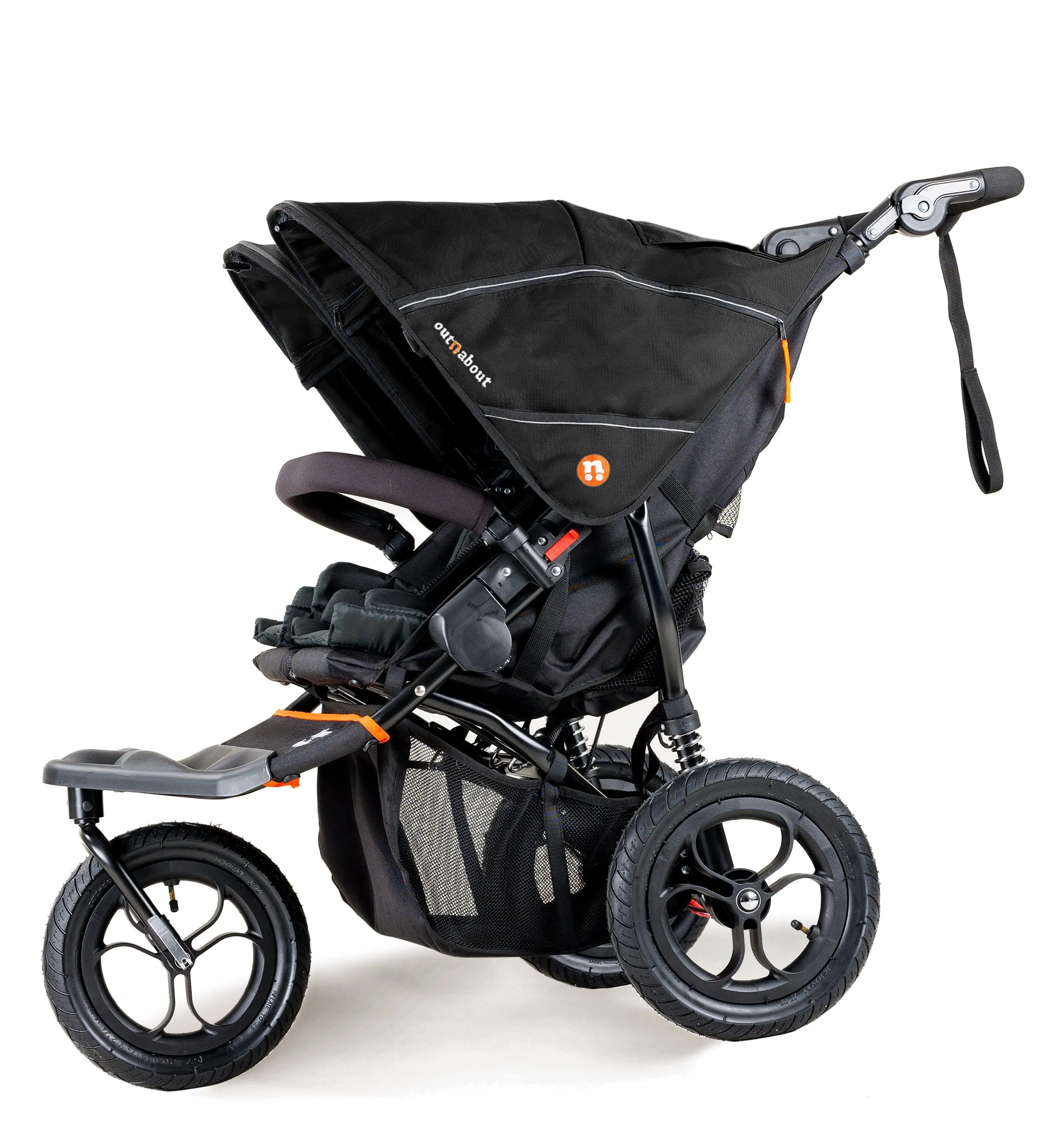 Out n About Nipper Double Duo Comfort Bundle in Summit Black