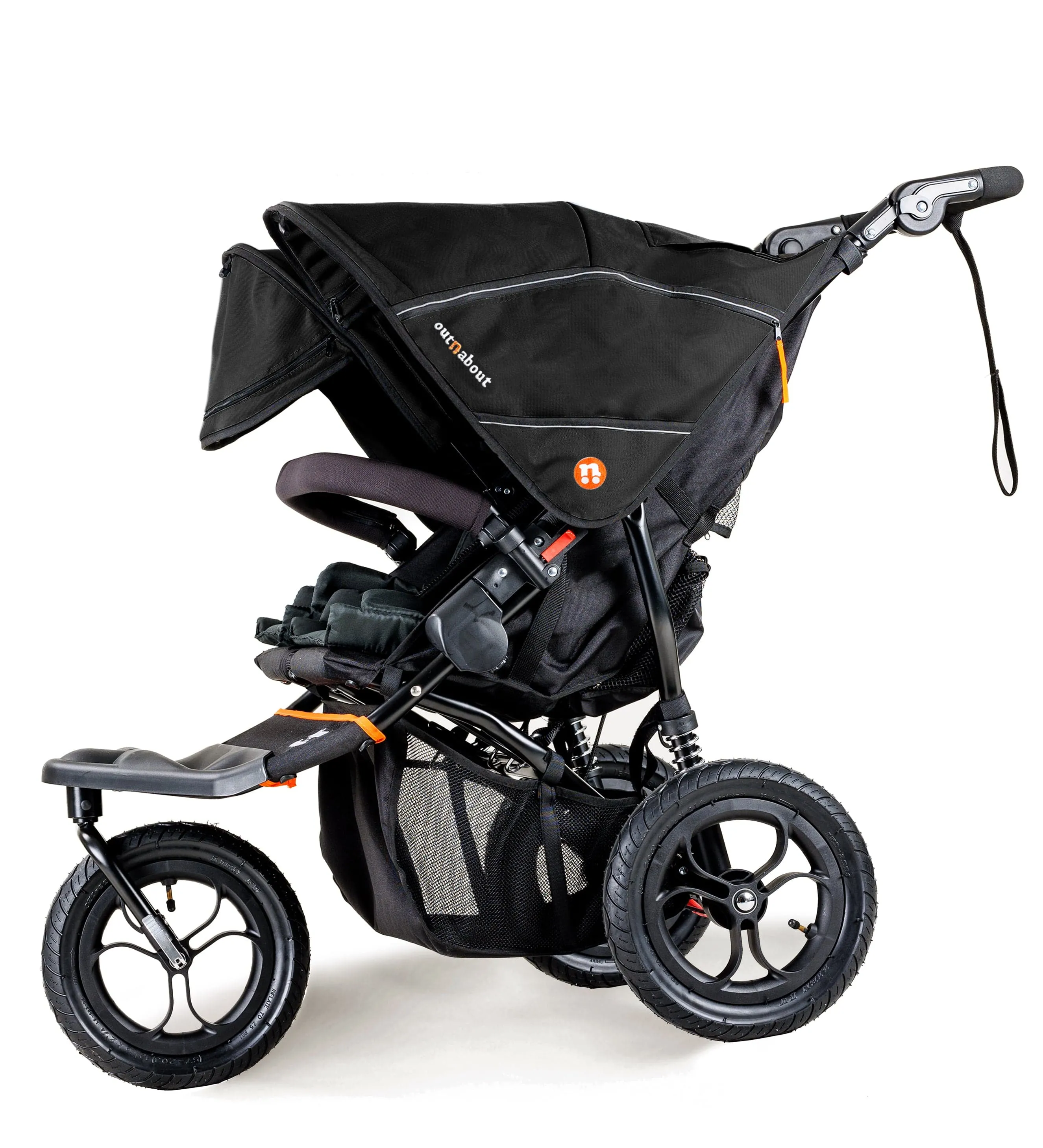 Out n About Nipper Double Duo Comfort Bundle in Summit Black