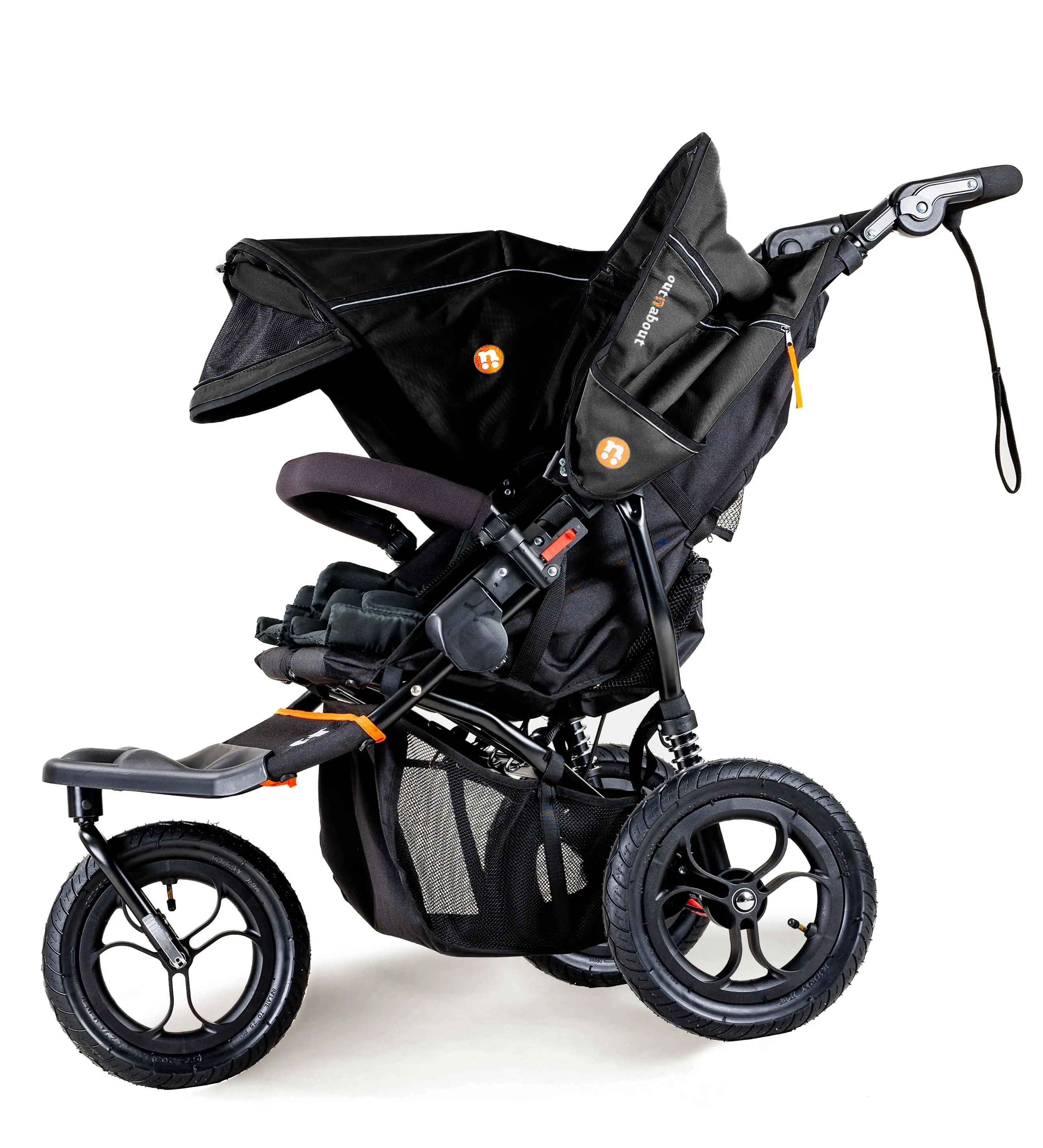 Out n About Nipper Double Duo Comfort Bundle in Summit Black