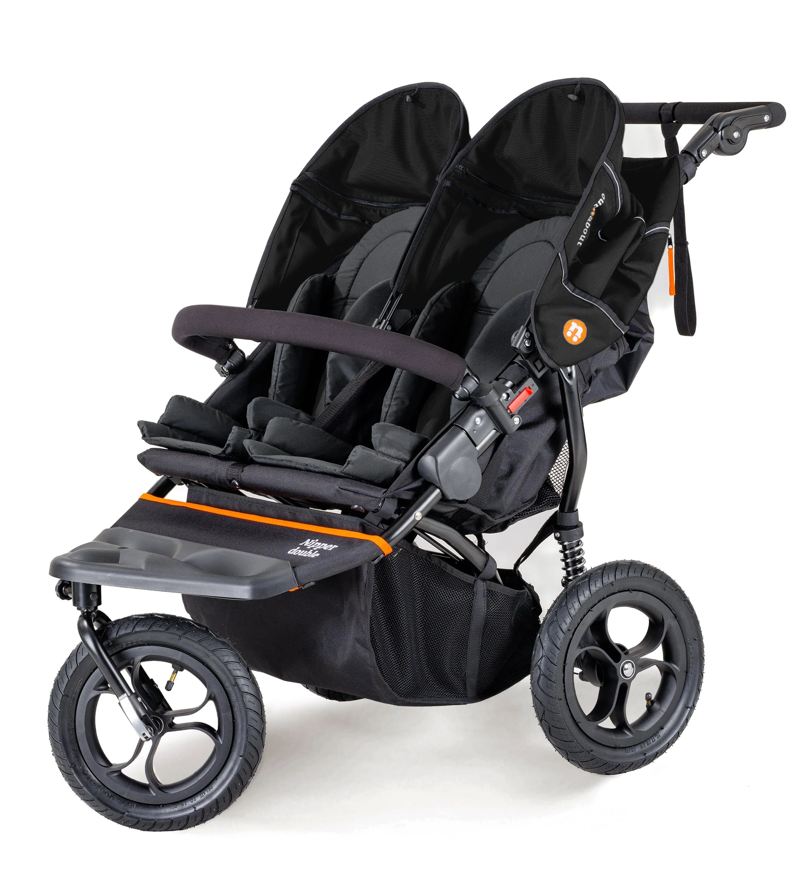 Out n About Nipper Double Duo Comfort Bundle in Summit Black