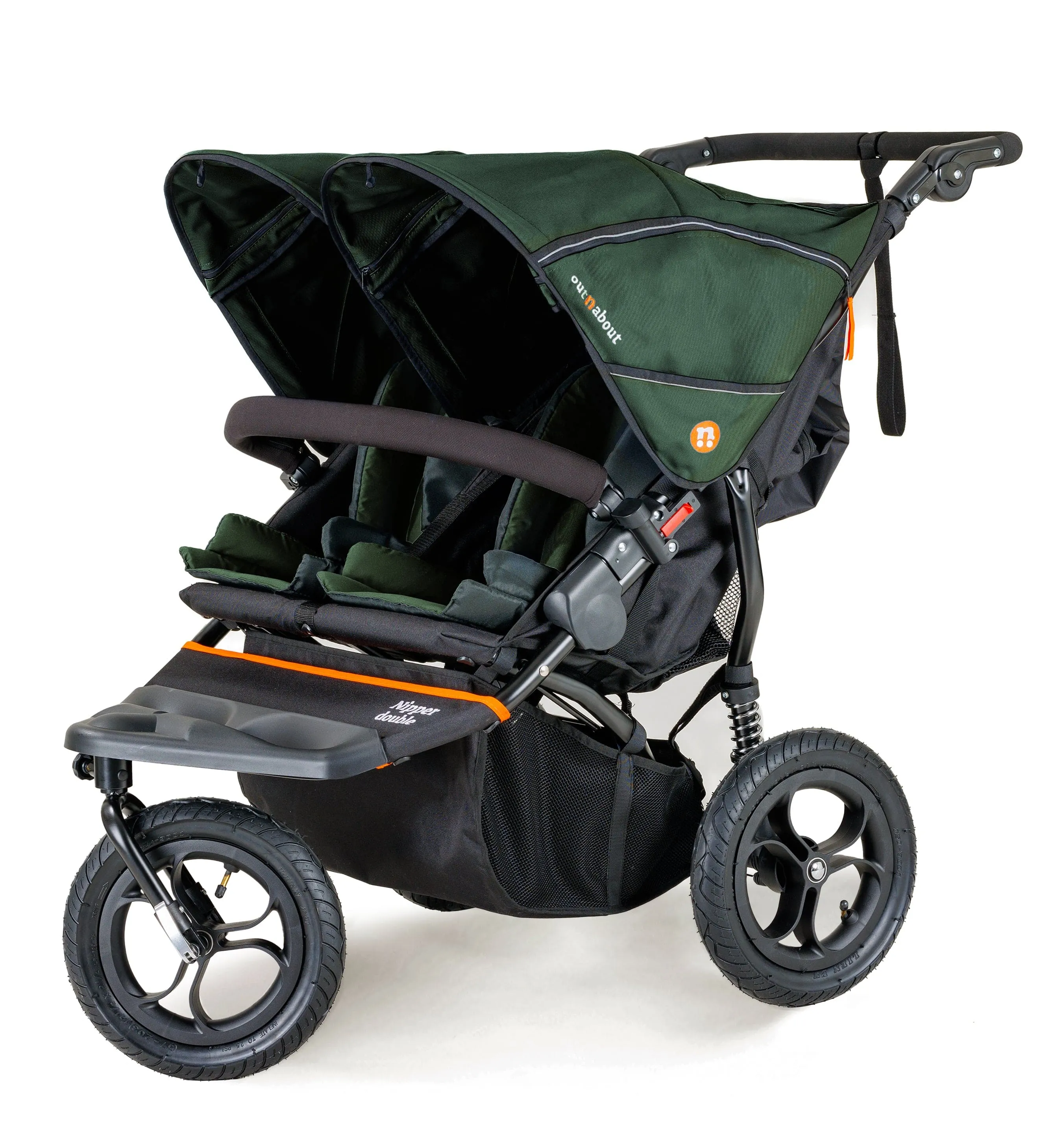 Out n About Nipper Double Duo Comfort Bundle in Sycamore Green