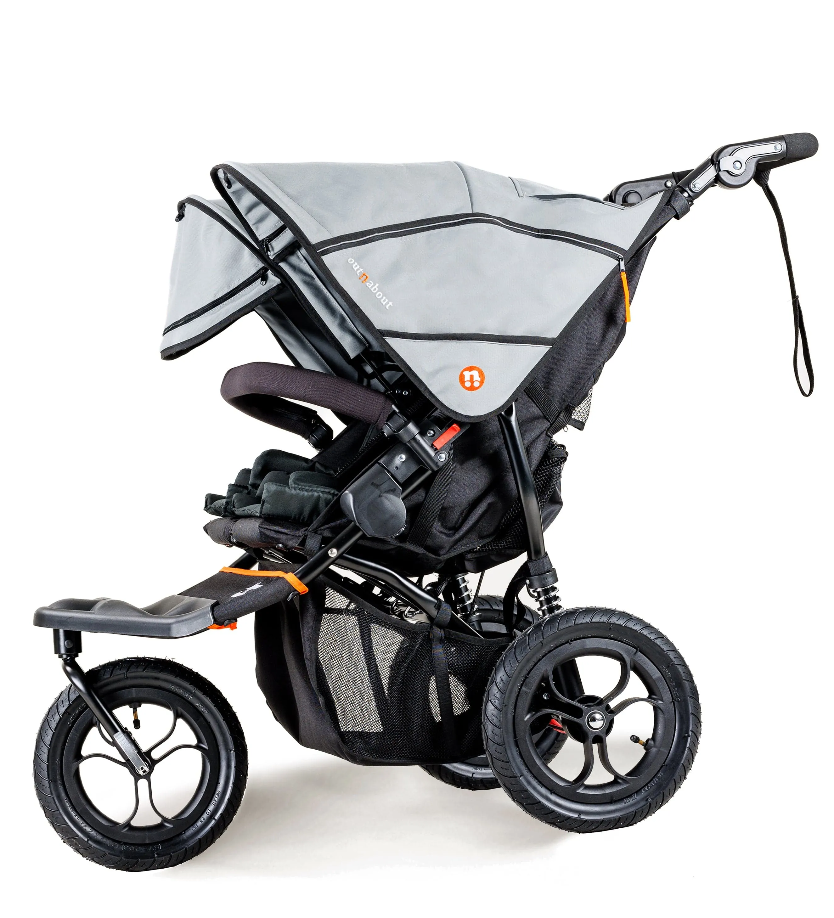 Out n About Nipper Double Twin Comfort Bundle in Rock Salt Grey