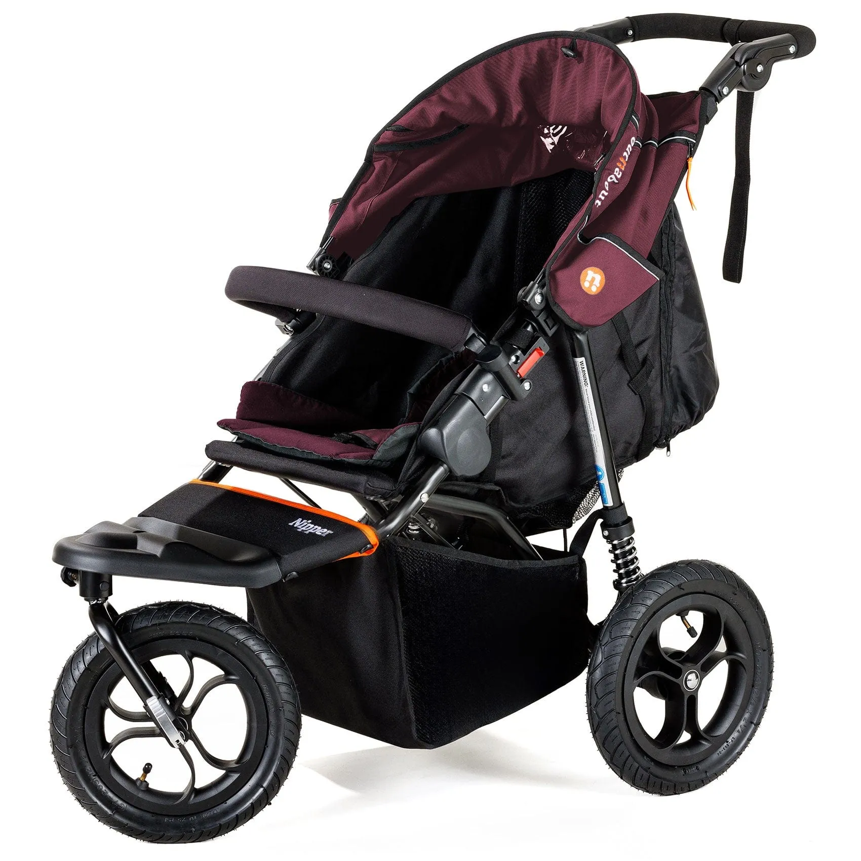 Out n About Nipper Single Comfort Bundle in Brambleberry Red