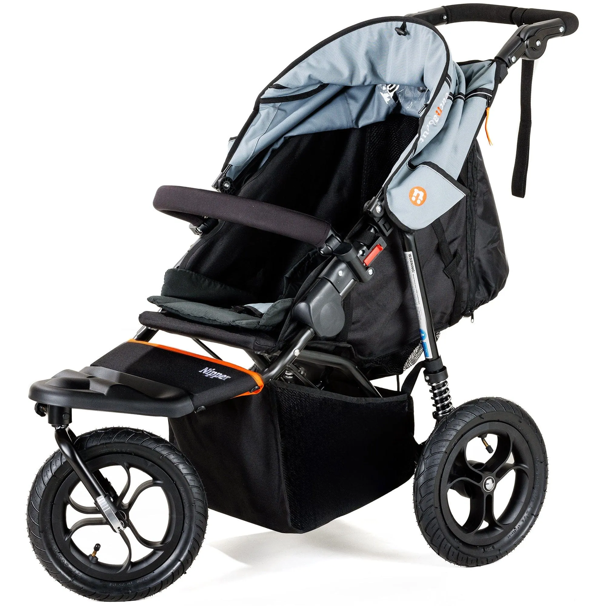 Out n About Nipper Single Comfort Bundle in Rock Salt Grey