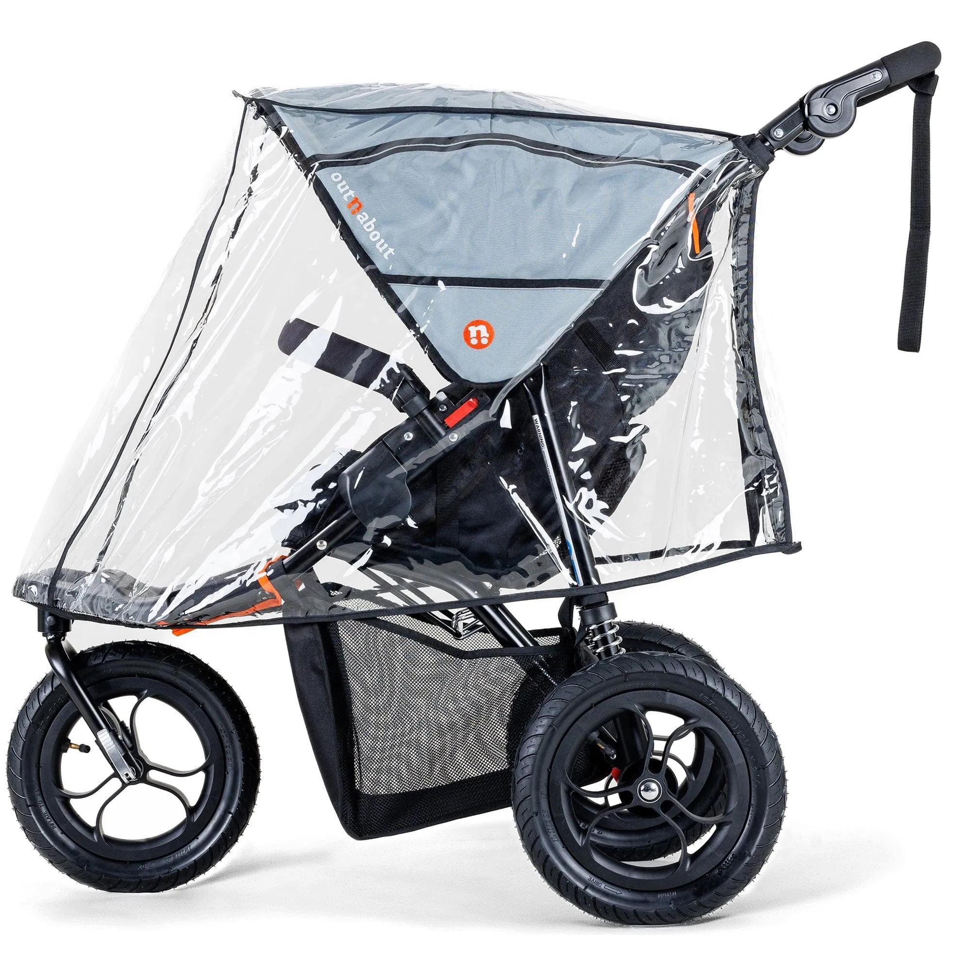 Out n About Nipper Single Comfort Bundle in Rock Salt Grey