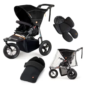 Out n About Nipper Single Comfort Bundle in Summit Black