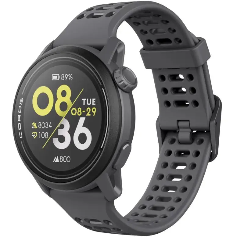 PACE 3 GPS Sport Watch - Silicone Band - Black