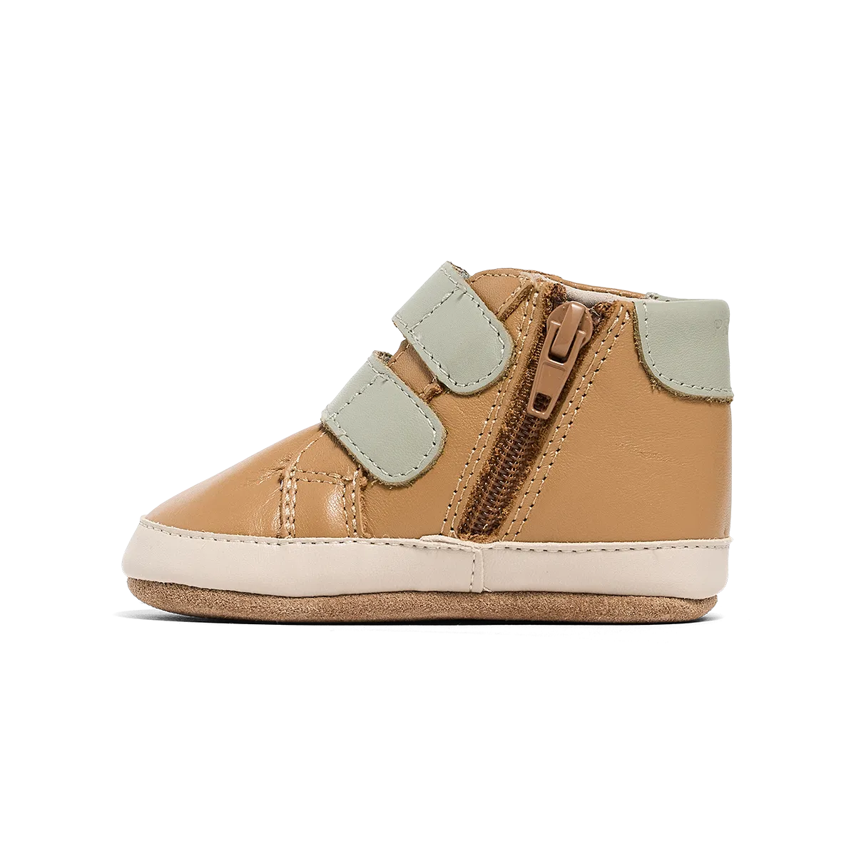 PRETTY BRAVE BABY HI TOP TAN/SAGE