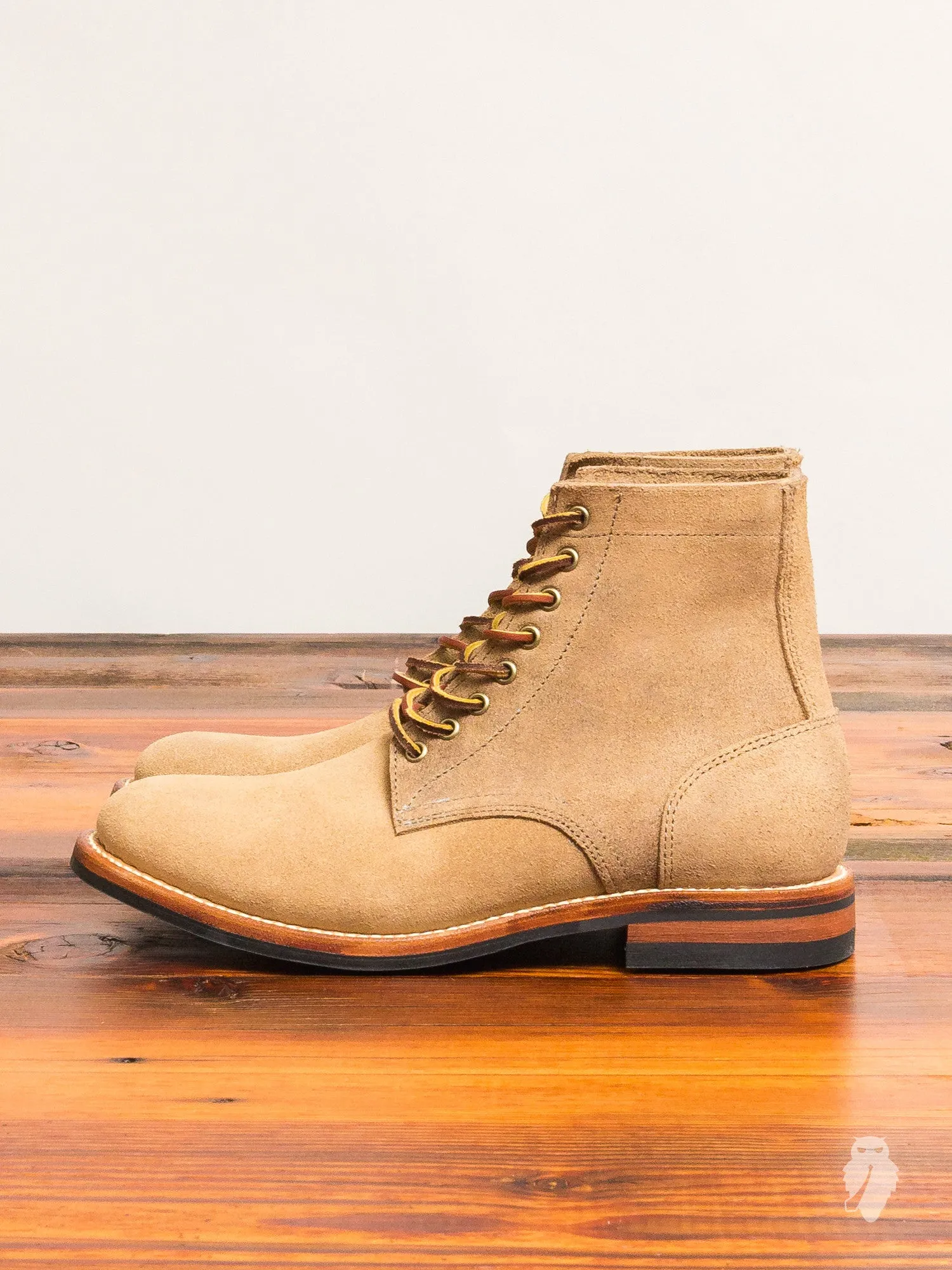 "Dainite Trench Boot" in Natural Rough-Out