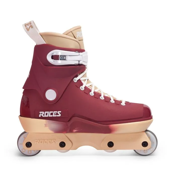 Roces M12 Lo Team Aggressive Inline Complete Skates - Pomegranate