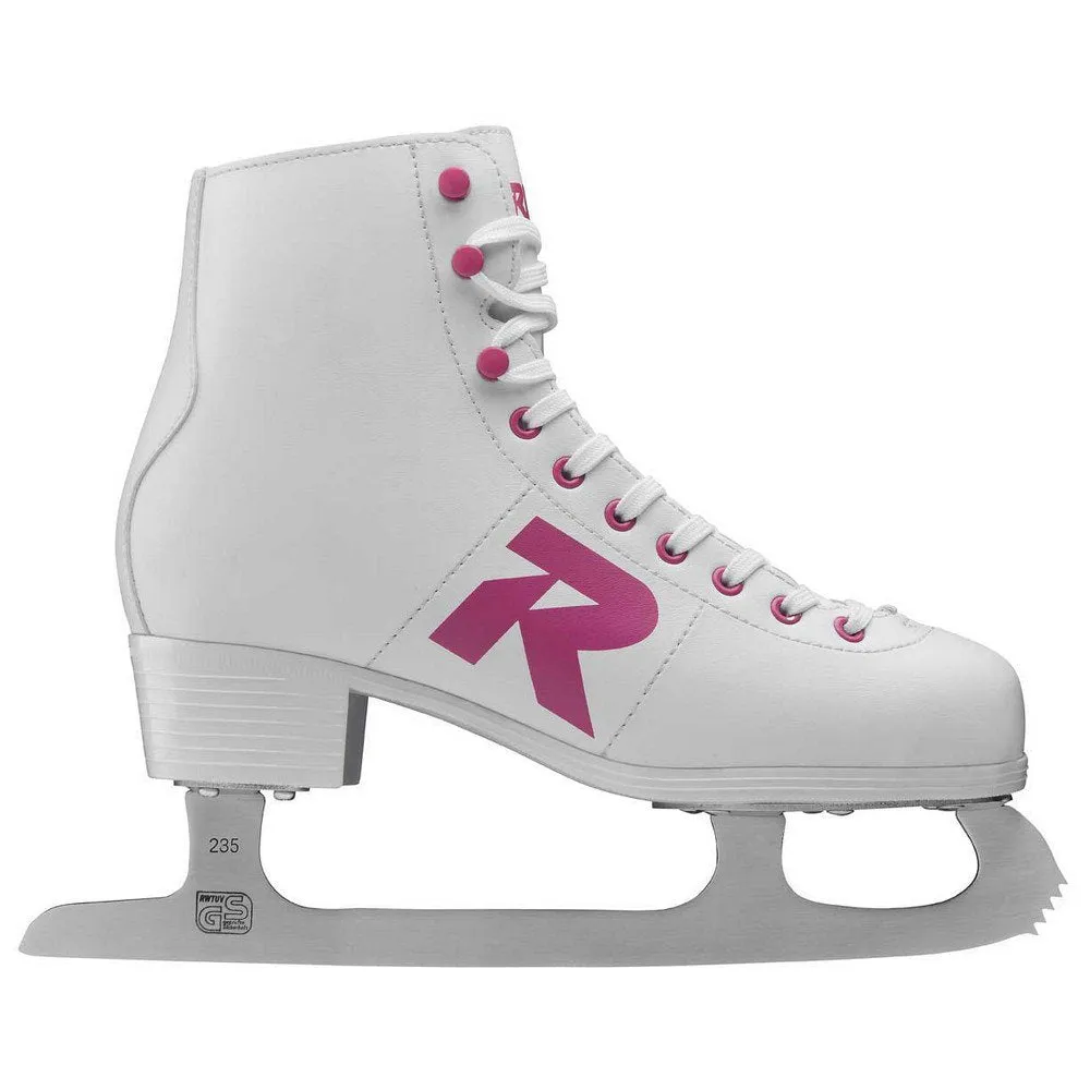 Roces Women's Model R1 Ice Skates - White Magenta - Size 6.5 Only - Sale