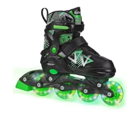 Roller Derby Stryde Inline Skates Black/Green 11-1