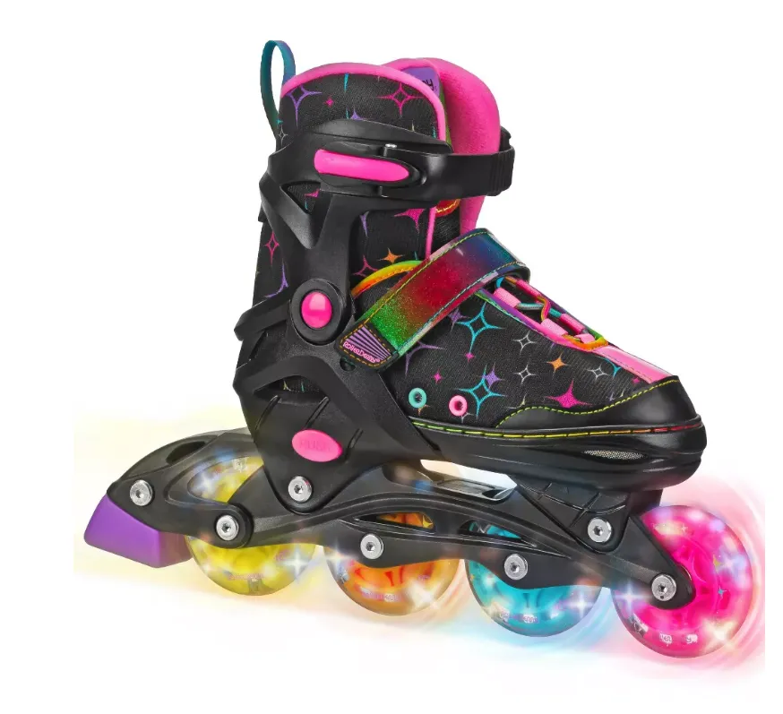 Roller Derby Stryde Inline Skates Black/Pink 2-5