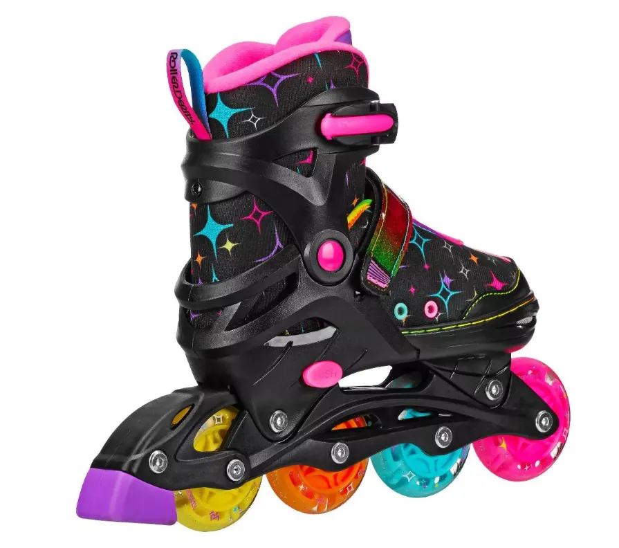 Roller Derby Stryde Inline Skates Black/Pink 2-5