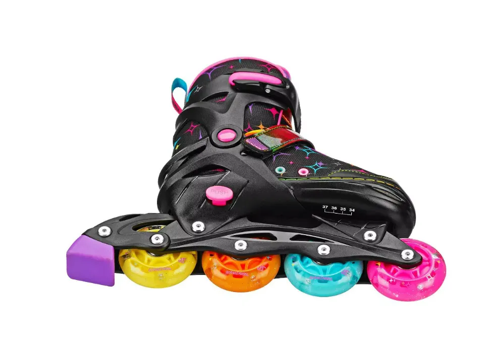 Roller Derby Stryde Inline Skates Black/Pink 2-5