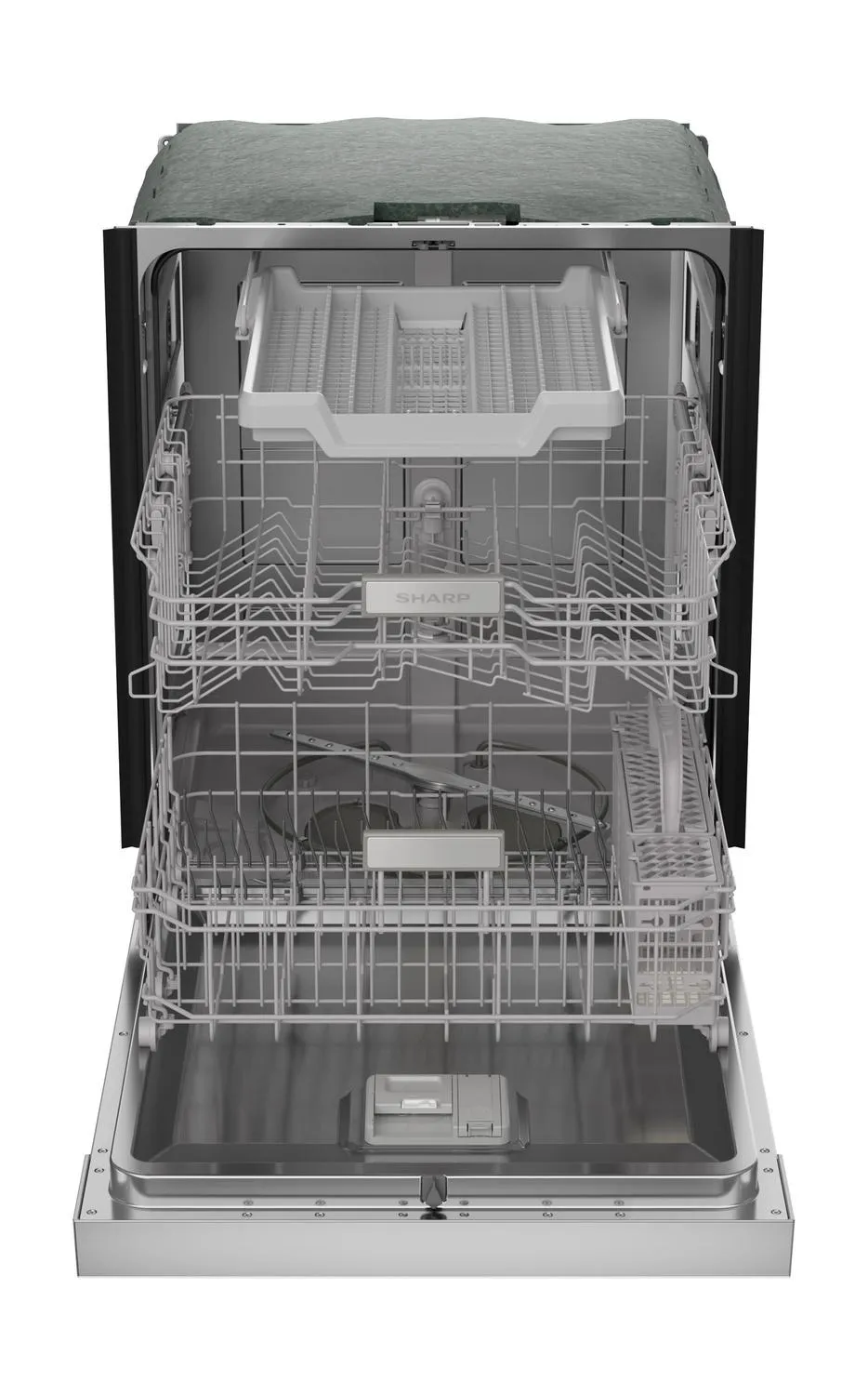 Sharp SDW6506JS 24 in. Slide-In Stainless Steel Hybrid 49 dB Dishwasher