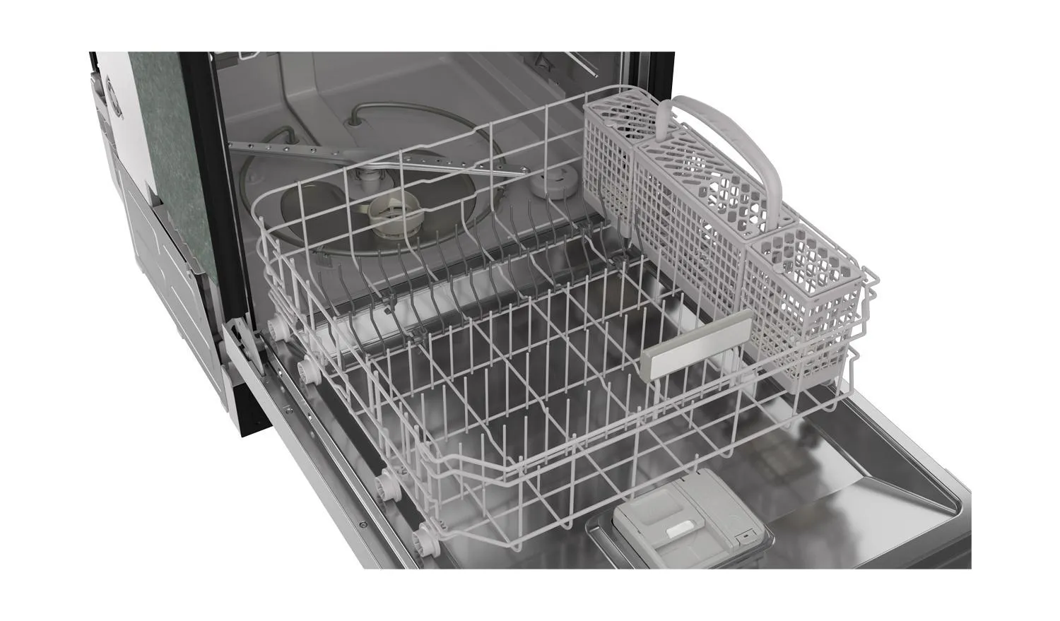 Sharp SDW6506JS 24 in. Slide-In Stainless Steel Hybrid 49 dB Dishwasher