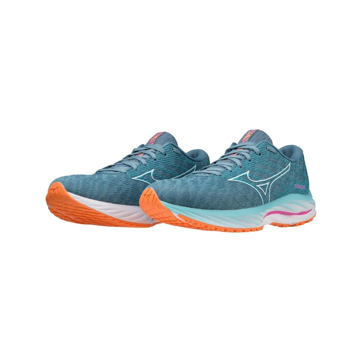 Shoes Mizuno Wave Rider 26 Blue Orange  Women