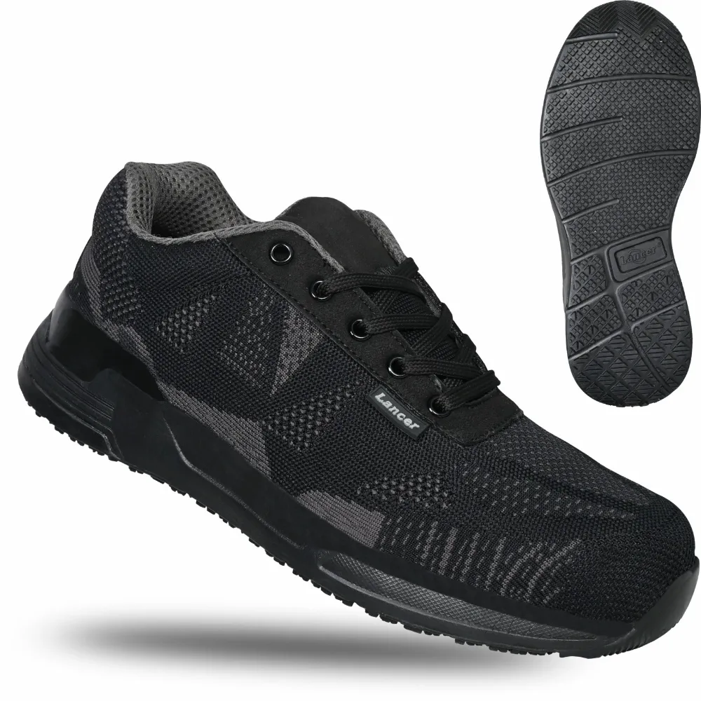 Sporty Shoes -Lancer TP-1202 S1P Model X Black