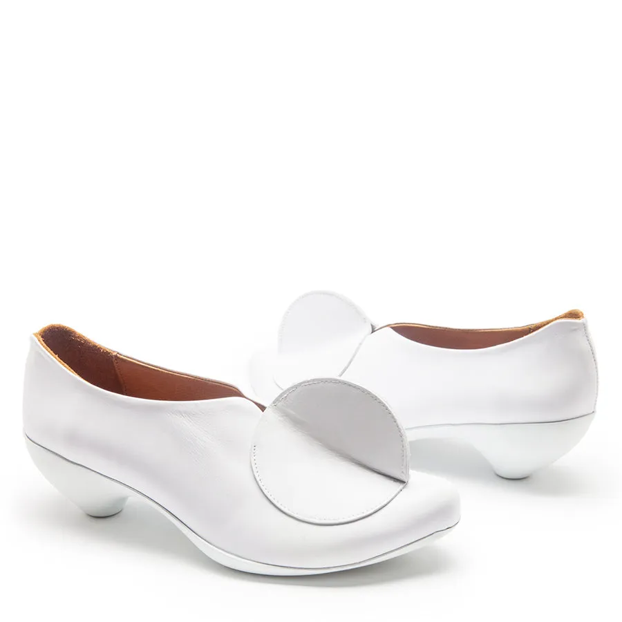 SS25_27 LOWTOP White | Slip On Heels