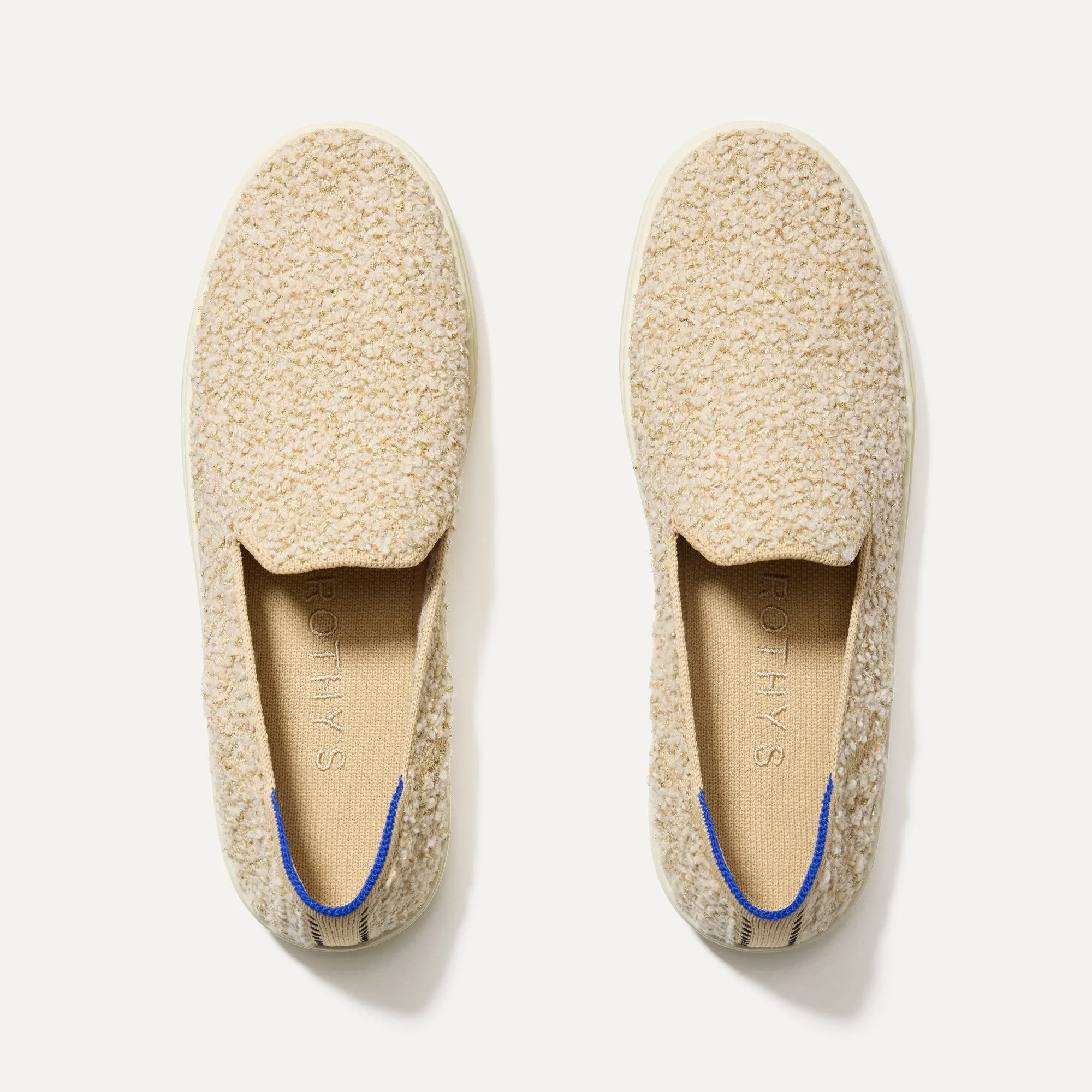 The Original Slip On Sneaker - Honeybun Shimmer Bouclé