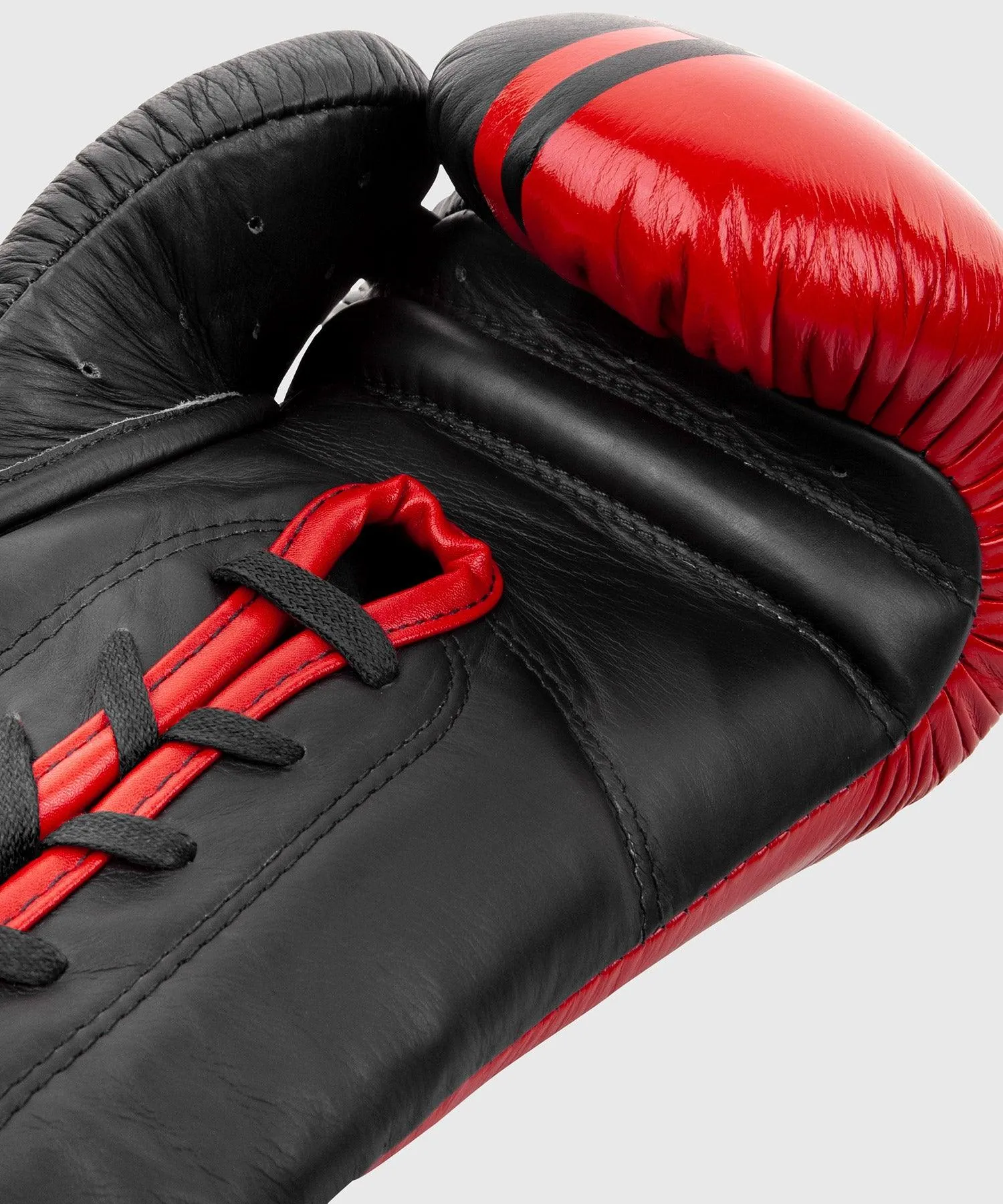 Venum Shield Pro Boxing Gloves - With Laces - Black/Red